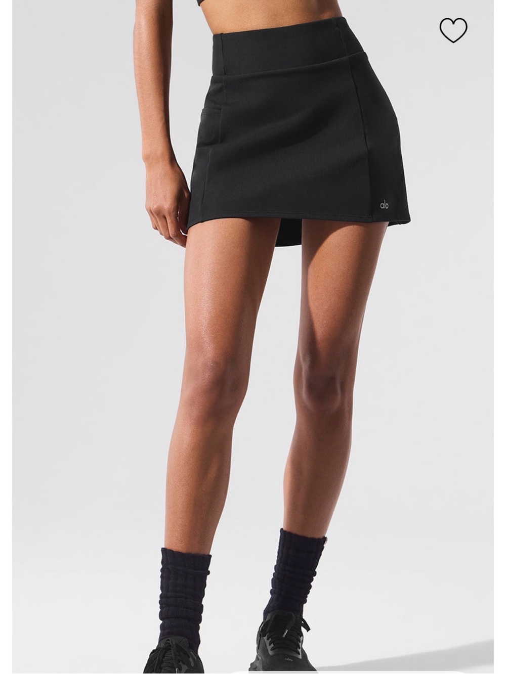 [ALO] Airbrush High-Waist Good Form Tennis Skirt